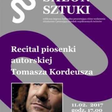 Salon Sztuki: recital piosenki autorskiej Tomka Kordeusza