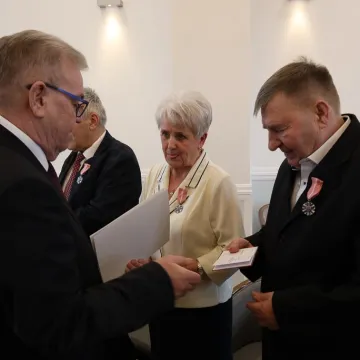 Złoci małżonkowie uhonorowani medalami