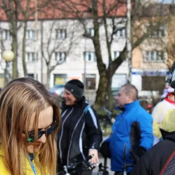 Powitali wiosnę na rowerach 