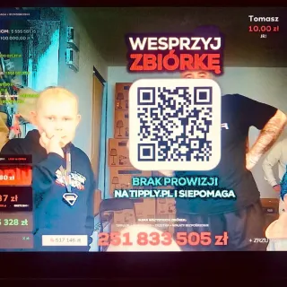 Charytatywny stream zakończony rekordem. Zebrano ponad 251 mln zł