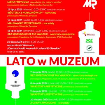 Radomszczańskie muzeum przedstawiło ofertę na wakacje 2024