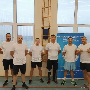 Służby mundurowe rywalizowały w hali sportowej