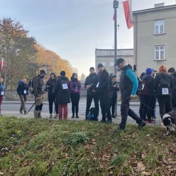 Na trasie Pieszego Maratonu Niepodległości