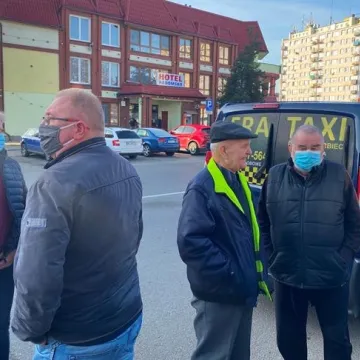 Taksówkarze protestowali. Również w Radomsku