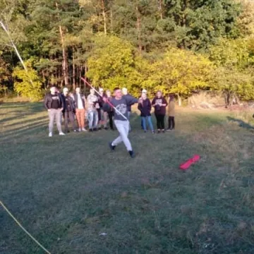 Geodeci na rajdzie w Chęcinach 