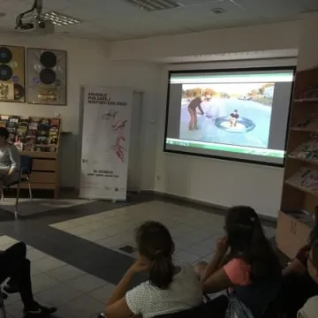 O street arcie w bibliotece