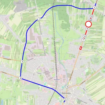 Szczegóły objazdów  oraz prac na ul. Narutowicza w Radomsku