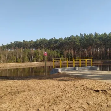 Zbiornik w Suchej Wsi zmienia oblicze