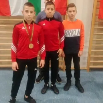 Filip Loch z ZKS Radomsko na podium