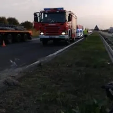 Dachowanie samochodu w Kamieńsku