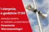 1 sierpnia zabrzmią syreny. Hołd dla Powstańców i test systemu alarmowego