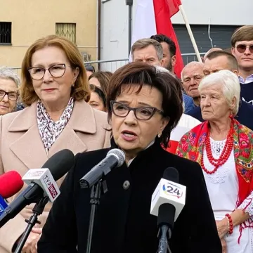 Marszałek Sejmu - Elżbieta Witek z wizytą w Strzałkowie