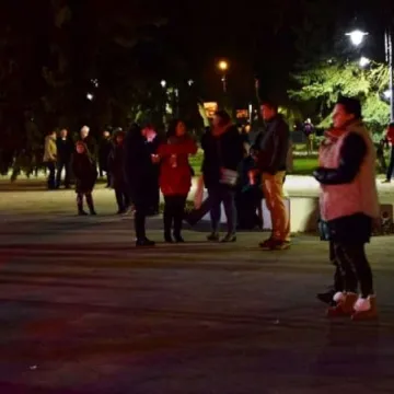 Zabawa sylwestrowa w parku Świętojańskim