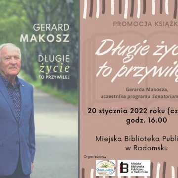 Gerard Makosz będzie promował swoją książkę w bibliotece w Radomsku