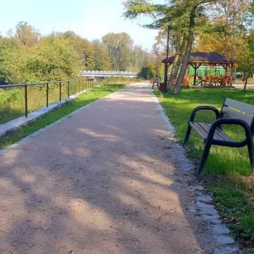 Park w Przedborzu już po rewitalizacji