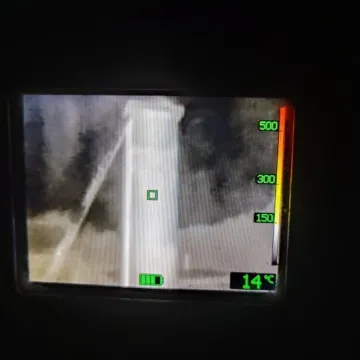 Pożar sadzy w przewodzie kominowym  w Kolonii Krępa