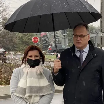 Wicewojewoda na otwarciu Starej Drogi w Radomsku