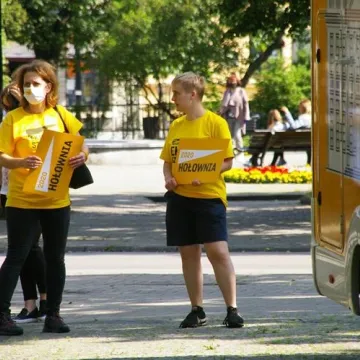 Kamper Szymona Hołowni gościł w Radomsku