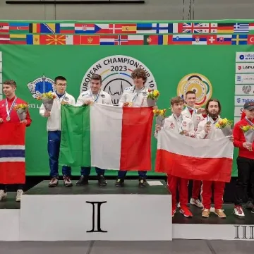 Wiktor Blada z drużynowym medalem Mistrzostw Europy juniorów