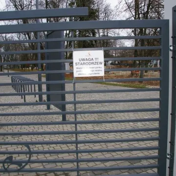 Park Świętojański w Radomsku zamknięty