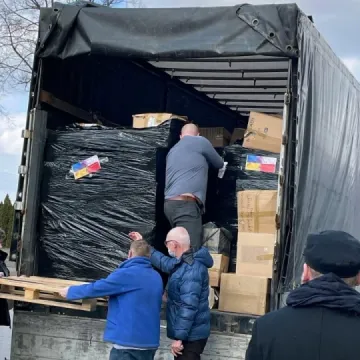 Drugi transport darów dotarł do Równego