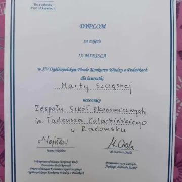 Ogromny sukces Marty i całego zespołu ZSE w Katowicach