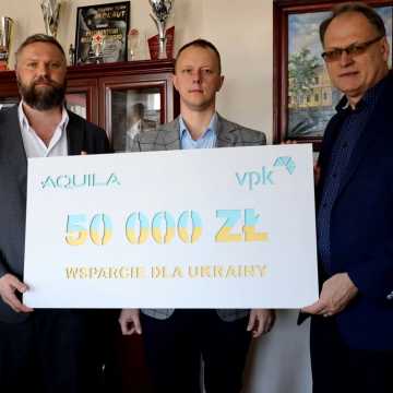 50 tys. zł od firmy Aquila na pomoc dla ludności ukraińskiej