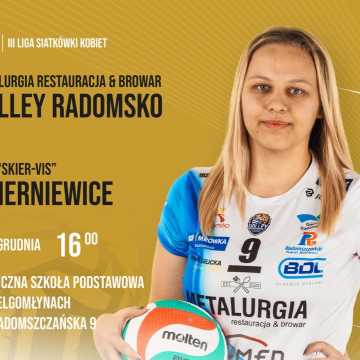 Ligowe spotkanie siatkarek Volley Radomsko w Wielgomłynach