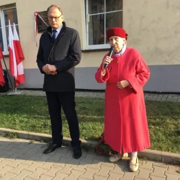 Odsłonięcie tablicy Stanisława Niemca