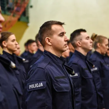 Ślubowanie nowych policjantów