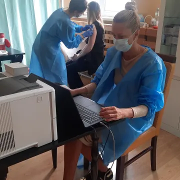 Punkt Szczepień Powszechnych przeciwko COVID-19 w nowej lokalizacji