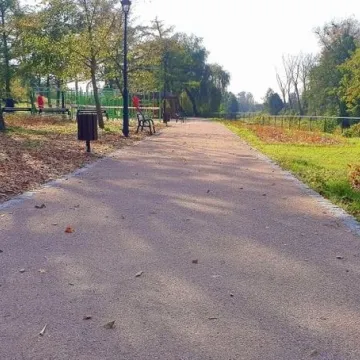 Park w Przedborzu już po rewitalizacji