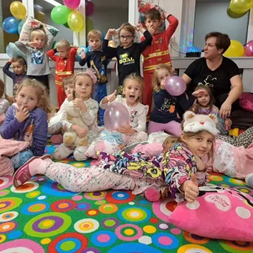 Przedszkolne piżama party