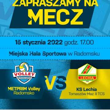 METPRIM Volley Radomsko - KS Lechia Tomaszów Maz. II TCS. Mecz już w sobotę!