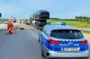 Na autostradzie A1 kobieta zasnęła za kierownicą. To doprowadziło do wypadku z udziałem trzech aut