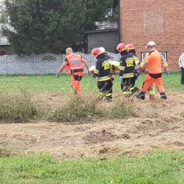 Wypadek motocyklisty w Woli Blakowej
