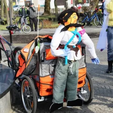 Powitali wiosnę na rowerach 