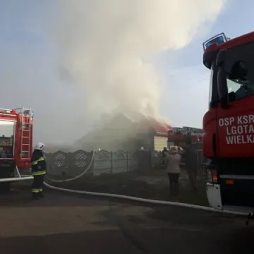 Pożar domu w Białej Górze