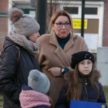 Radomsko: Wiec solidarności z Ukrainą