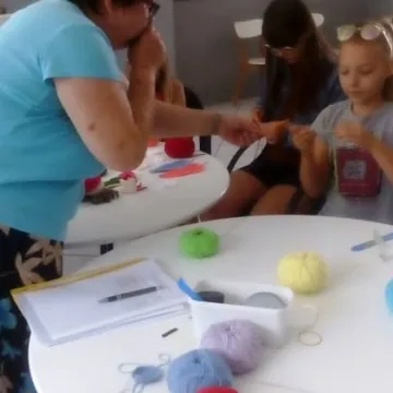 Warsztaty z szydełkowania w MDK