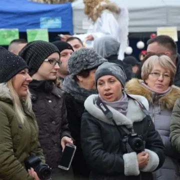 Miejska wigilia na placu 3 Maja