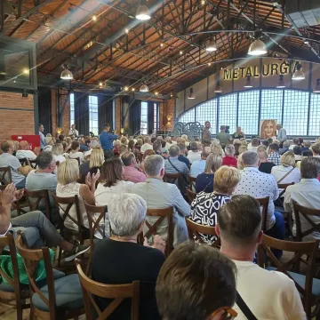 Bogusław Wołoszański na spotkaniu w Radomsku