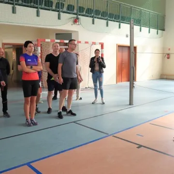 Samorządowcy grali w badmintona