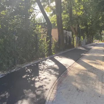 Radomsko: ścieżki rowerowe w budowie, prace jeszcze trwają