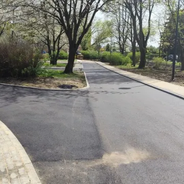 Miasteczko ruchu drogowego niemal po remoncie