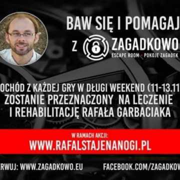 Krzysztof Skiba wspiera akcję Rafał Staje na Nogi
