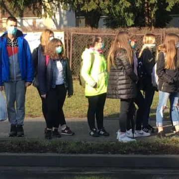 Antysmogowy happening uczniów Drzewniaka