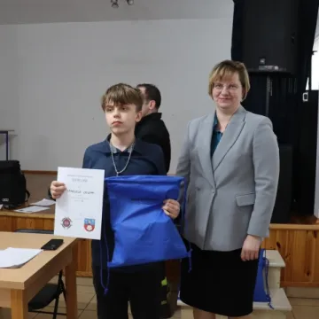 Uczniowie z gminy Gidle rywalizowali w Turnieju Wiedzy Pożarniczej