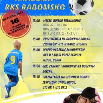 Prezentacja młodych piłkarzy Akademii RKS Radomsko
