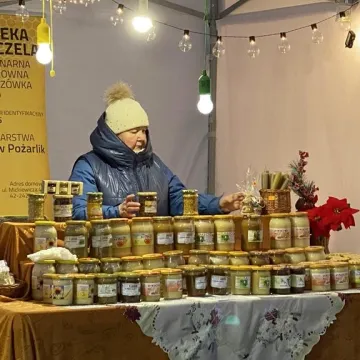 Halina Mlynkova na Jarmarku Bożonarodzeniowym w Radomsku